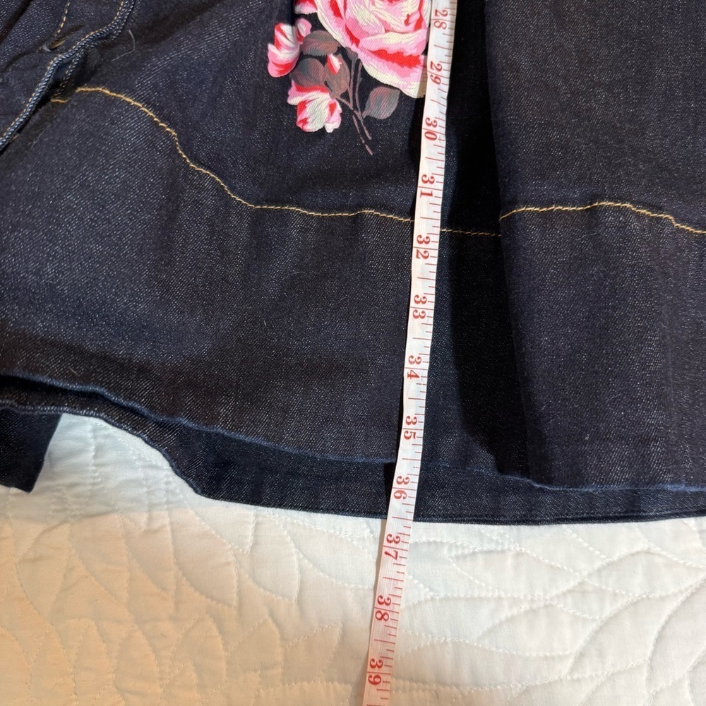 Kate spade broome street rose denim shirtdress size 10 NWOT - Picture 9 of 12